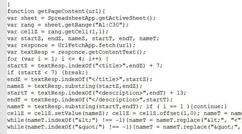 Product picture Java script for sending 5 RSS feeds to email